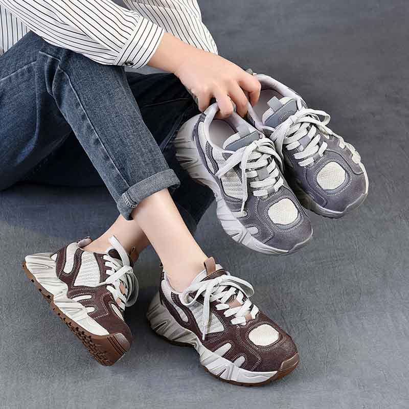 4.5cm Air Mesh Suede Genuine L - Ethnic Fashion recension och pris