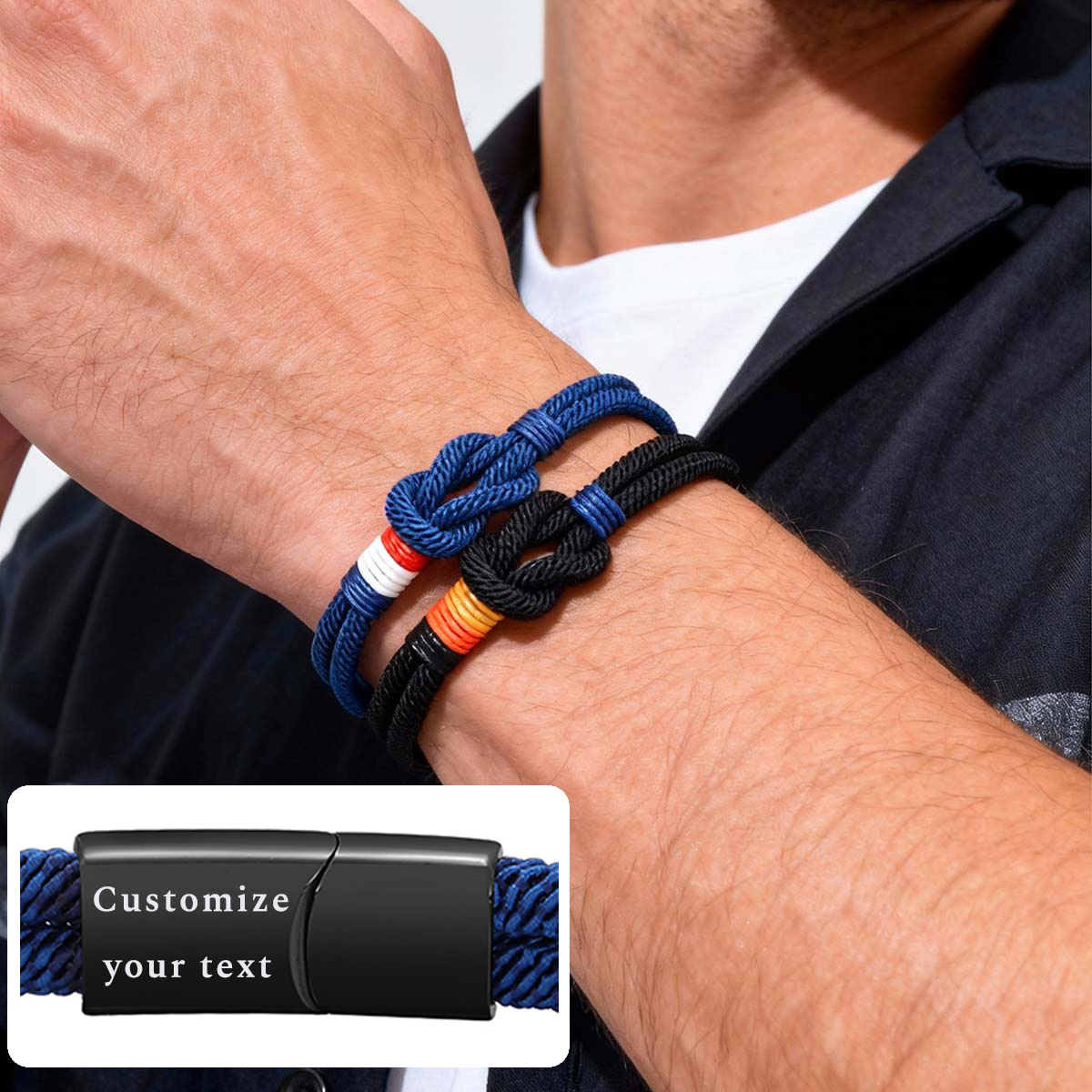 Personality Ethnic Rope Bracel - Ethnic Fashion Logo recension och pris