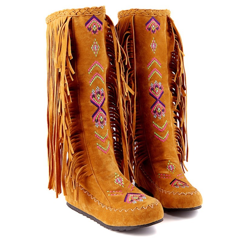 Tassel Boots Handmade Embroide - Ethnic Fashion recension och pris