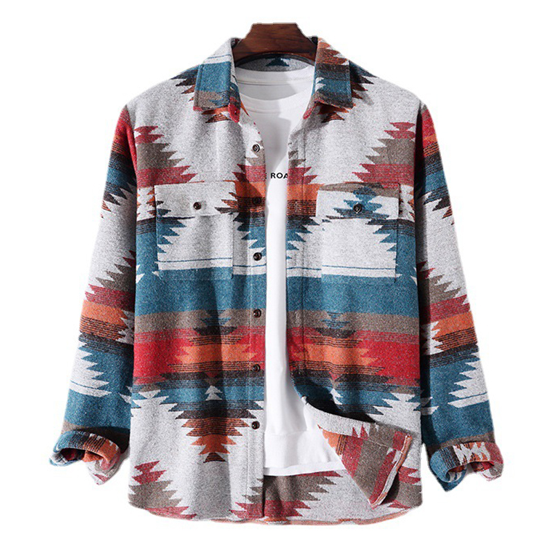 Men's Long Sleeve Custom Logo  - Ethnic Fashion Logo recension och pris