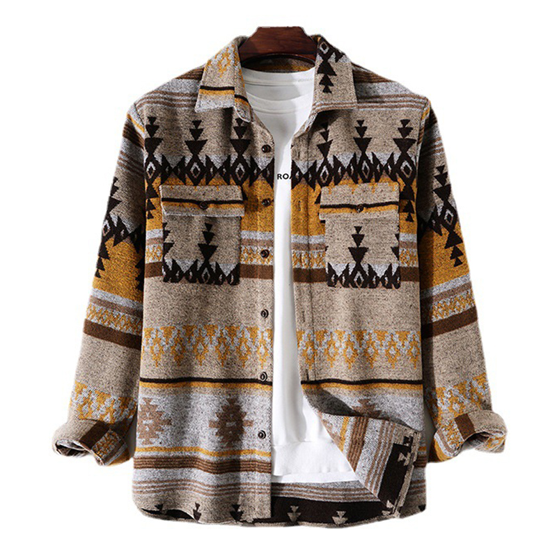 Men's Long Sleeve Custom Logo  - Ethnic Fashion Logo recension och pris
