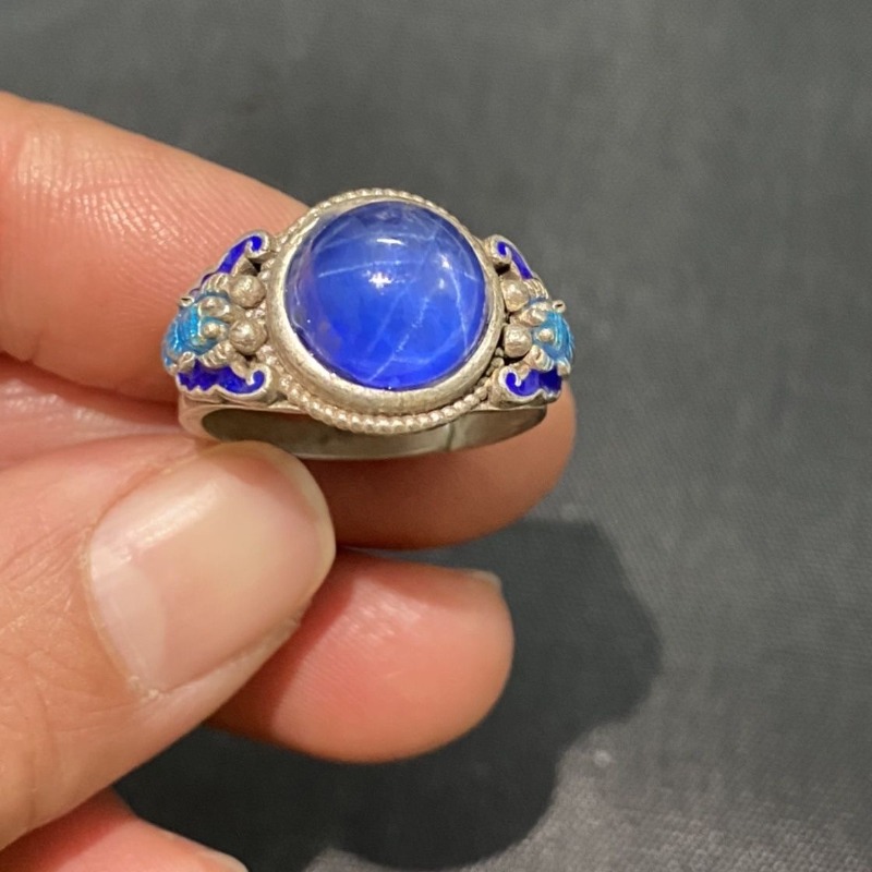 Ethnic Cloisonne Open Ring, Ex - Ethnic Wear Men'S Fashion recension och pris