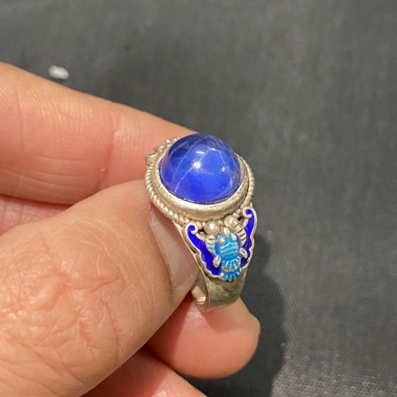 Ethnic Cloisonne Open Ring, Ex - Ethnic Wear Men'S Fashion recension och pris