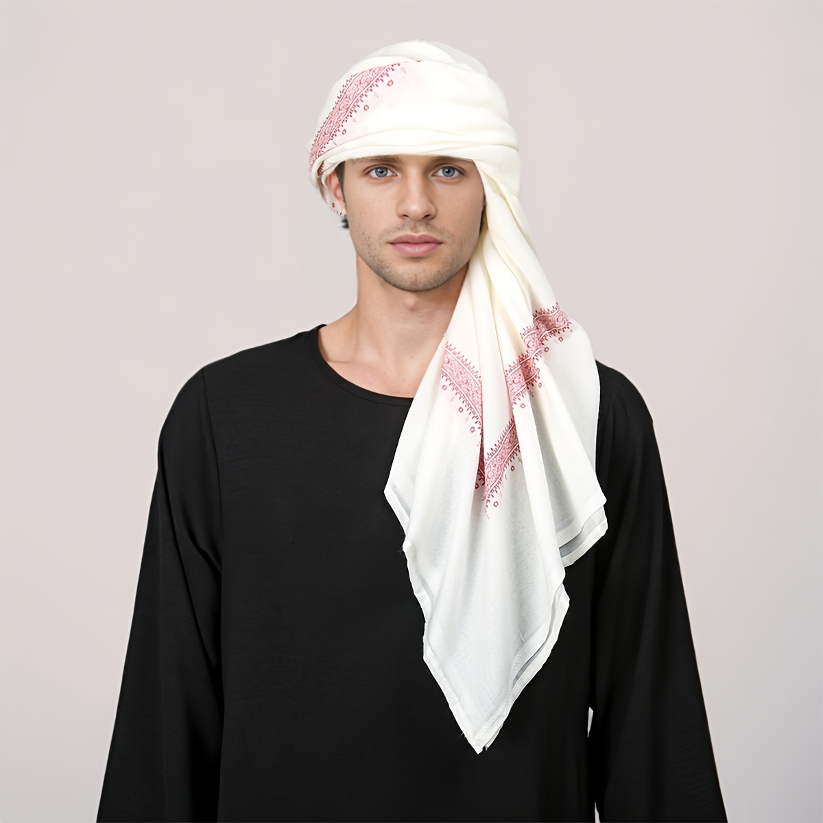 Ethnic Retro Patterned Men's H - Ethnic Wear Men'S Fashion recension och pris