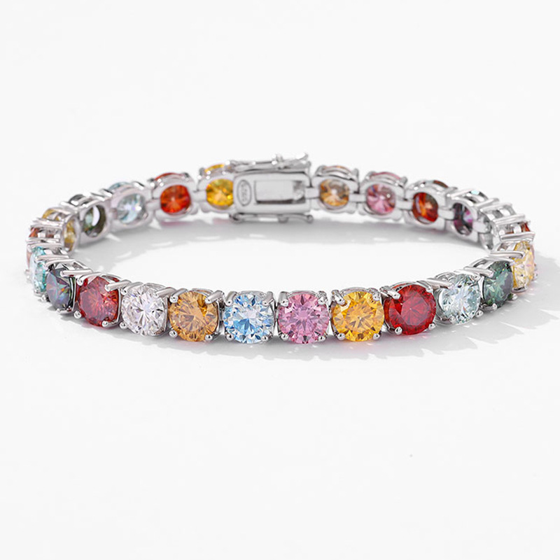 Dopamine color moissanite plat - Ethnic Fashion Trend recension och pris