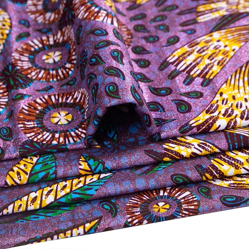 Cotton African Flash Gold Prin - African Ankara Print recension och pris