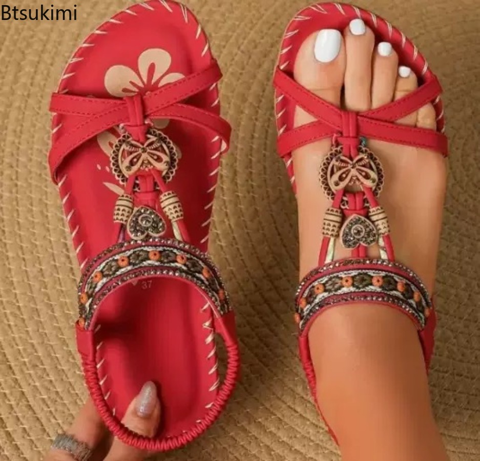 Women Bohemian Sandals Outdoor - Ethnic Fashion recension och pris