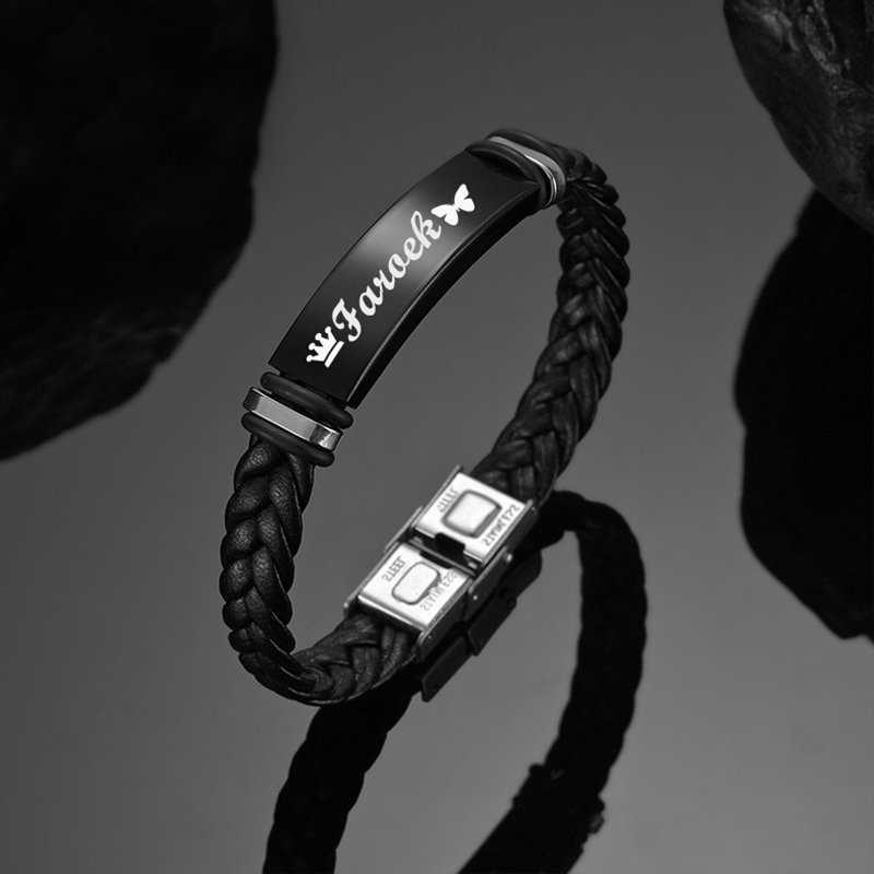 Men's Luxury Hand-woven Leathe - Ethnic Fashion Logo recension och pris